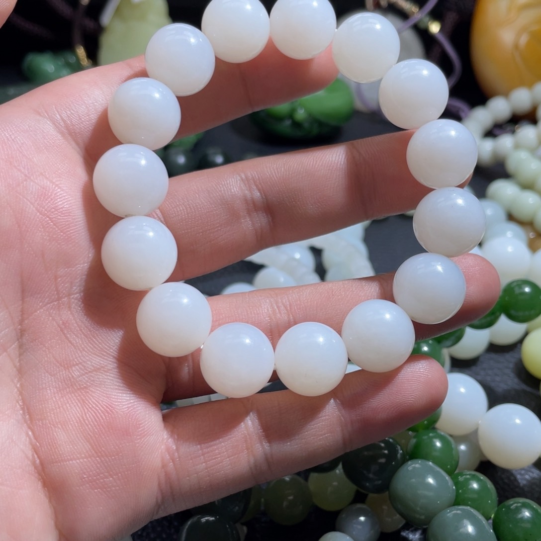 和田玉手链未镶嵌