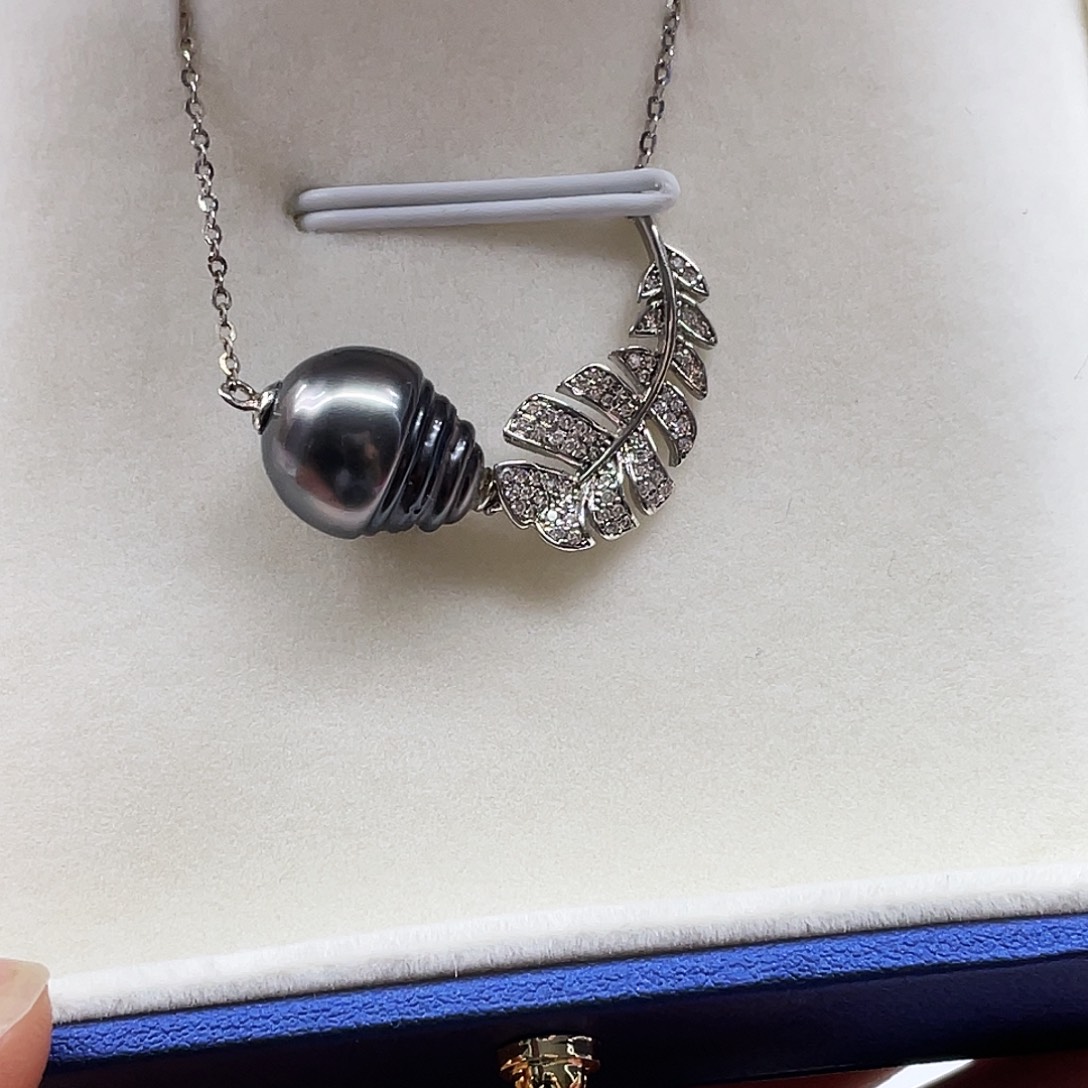 颈饰海水珍珠银S925镶嵌