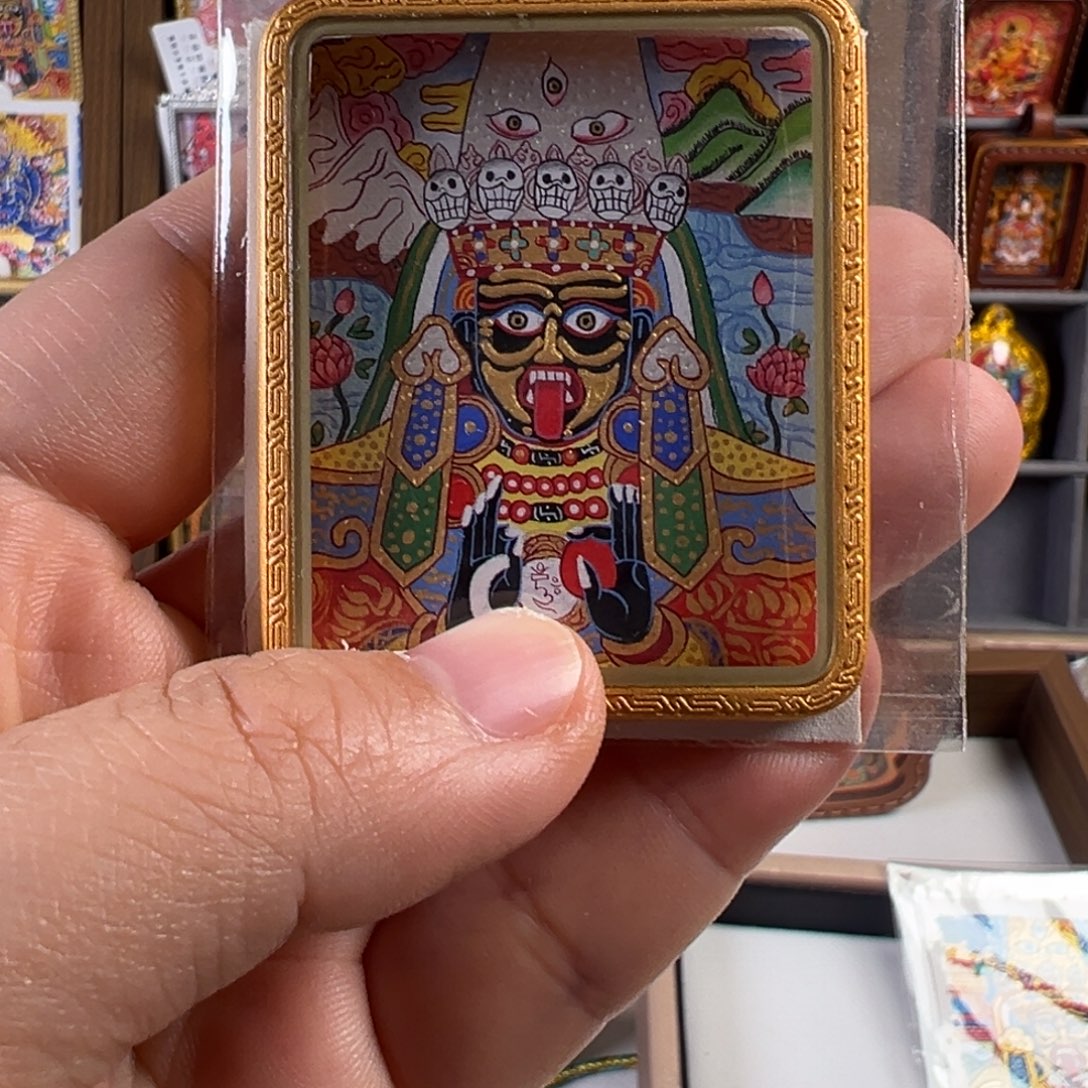 2***意吊坠装裱画扎基拉姆唐卡