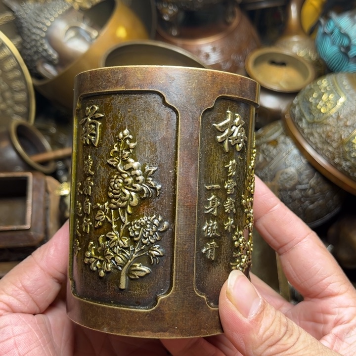 铜器摆件收收藏藏