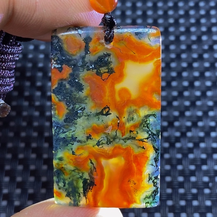 玛瑙/玉髓颈饰未镶嵌后**家