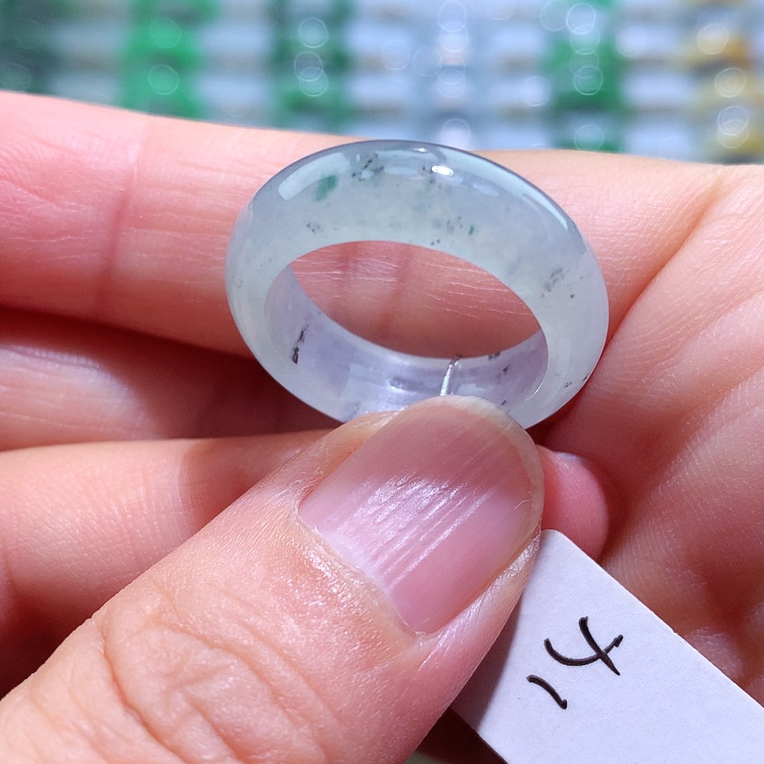 翡翠戒指未镶嵌14号