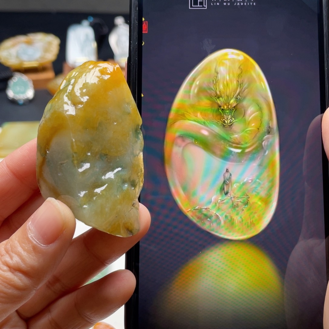 定制翡翠未镶嵌包工