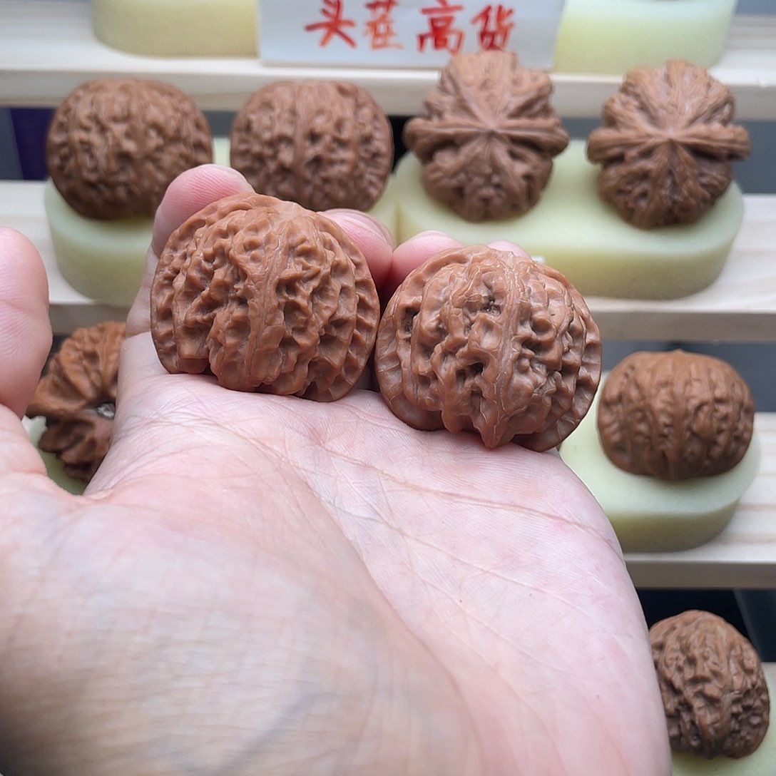 吊坠文玩核桃38全品苹果园