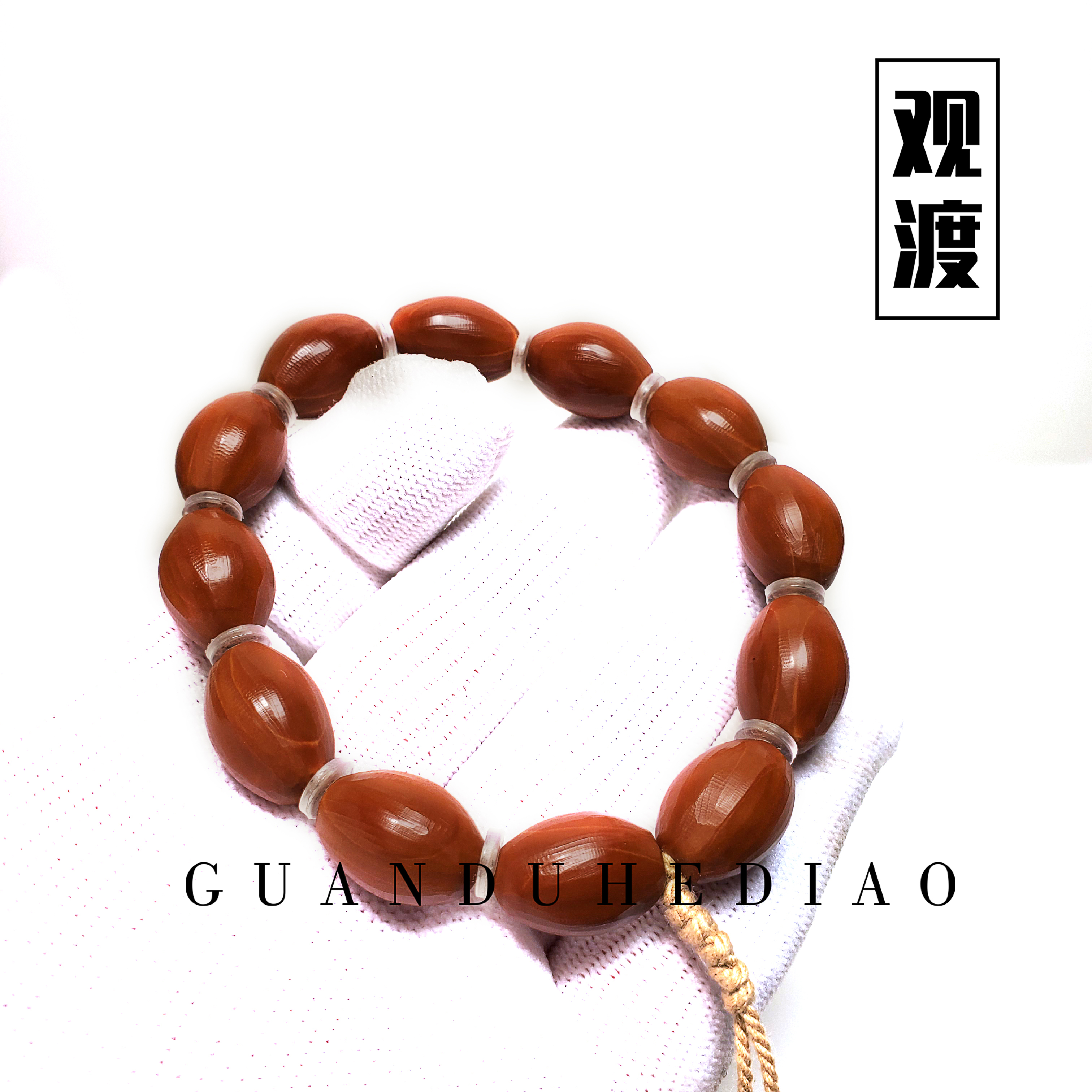 【枣珠】苏工橄榄核小籽刀刮-纹路清晰可见