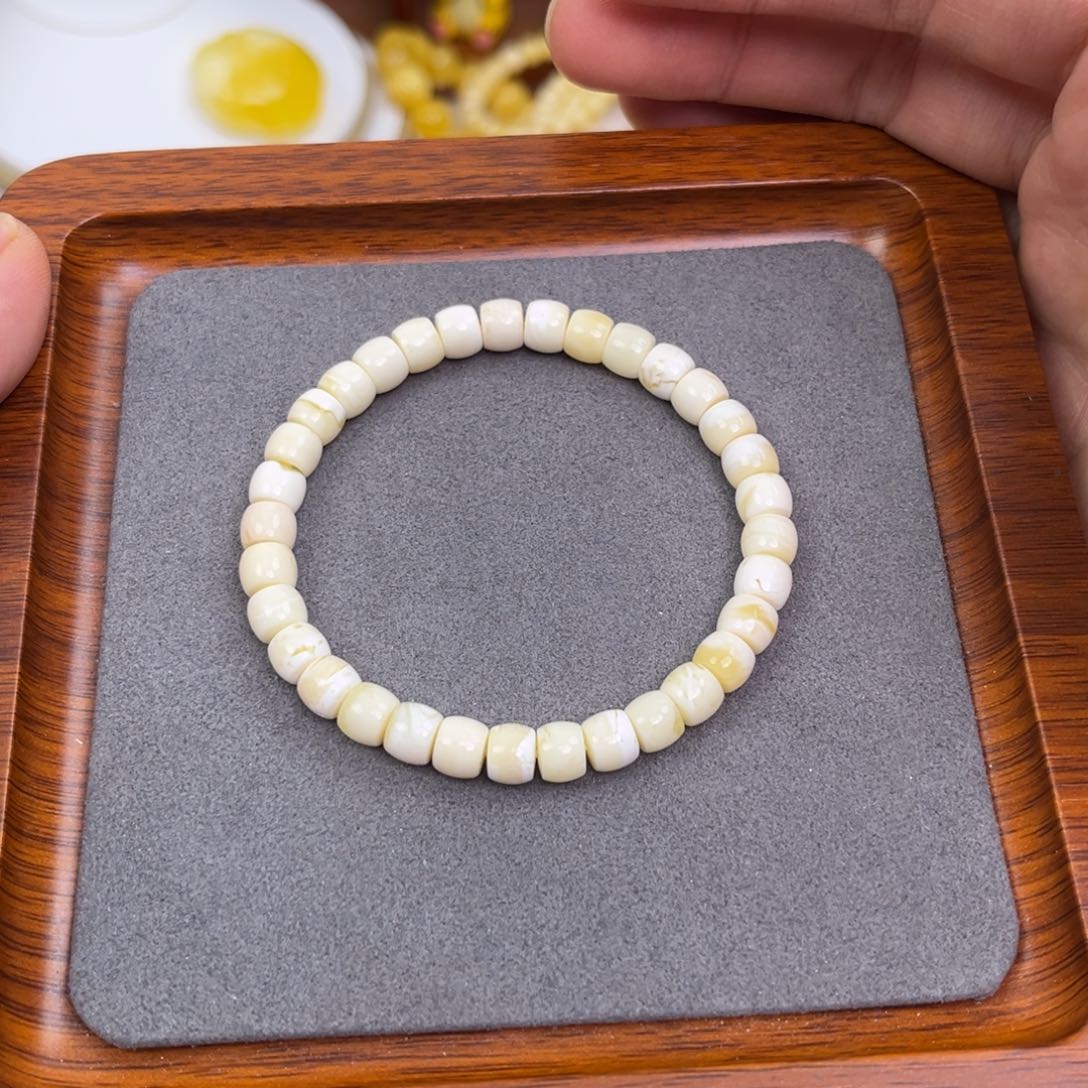 琥珀手链未镶嵌蜜蜡手串