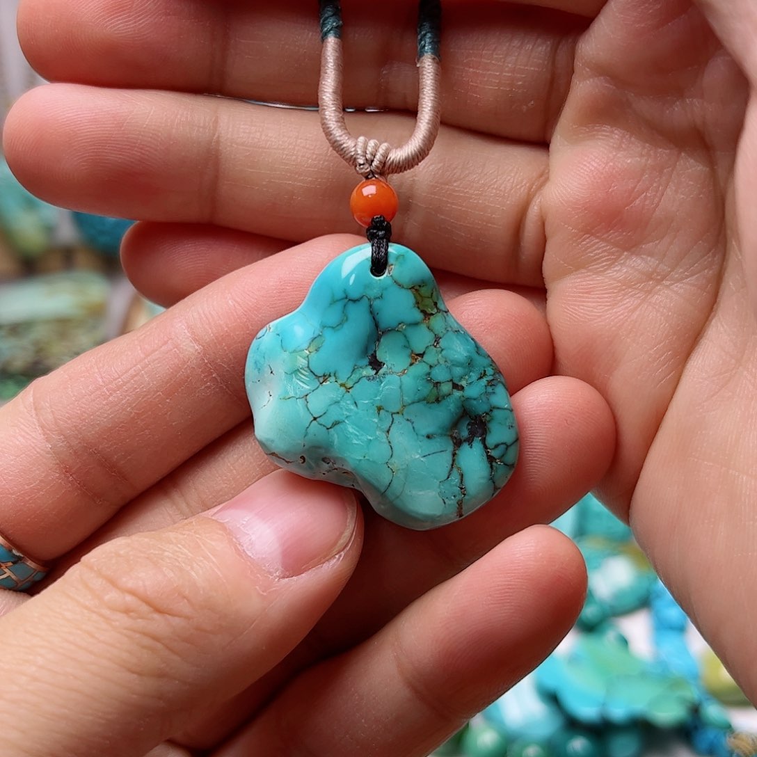 绿松石珠宝奇石未镶嵌