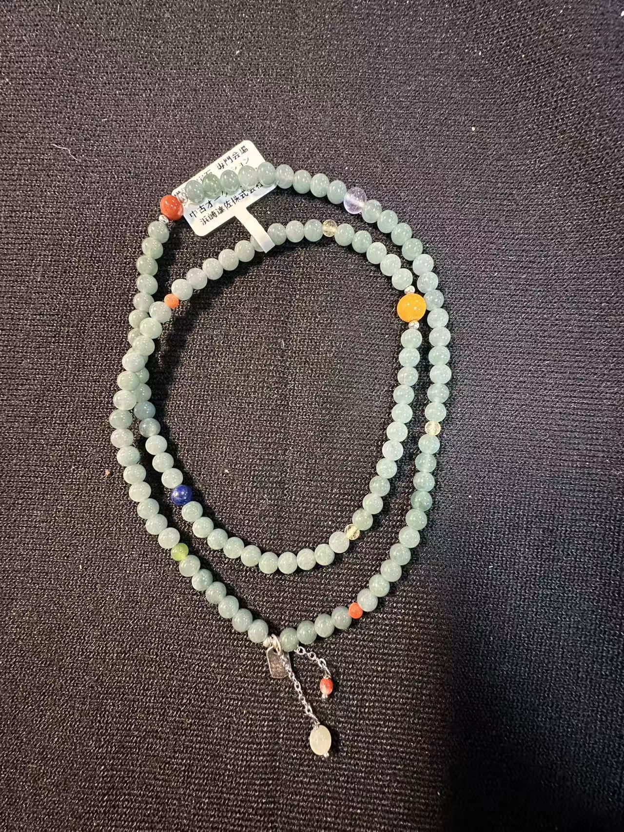 A391翡翠女款百搭项链