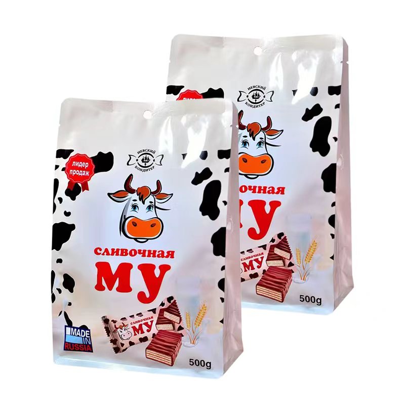 【2025新日期】俄罗斯涅夫斯基牌五层牛奶威化 五层设计组合装