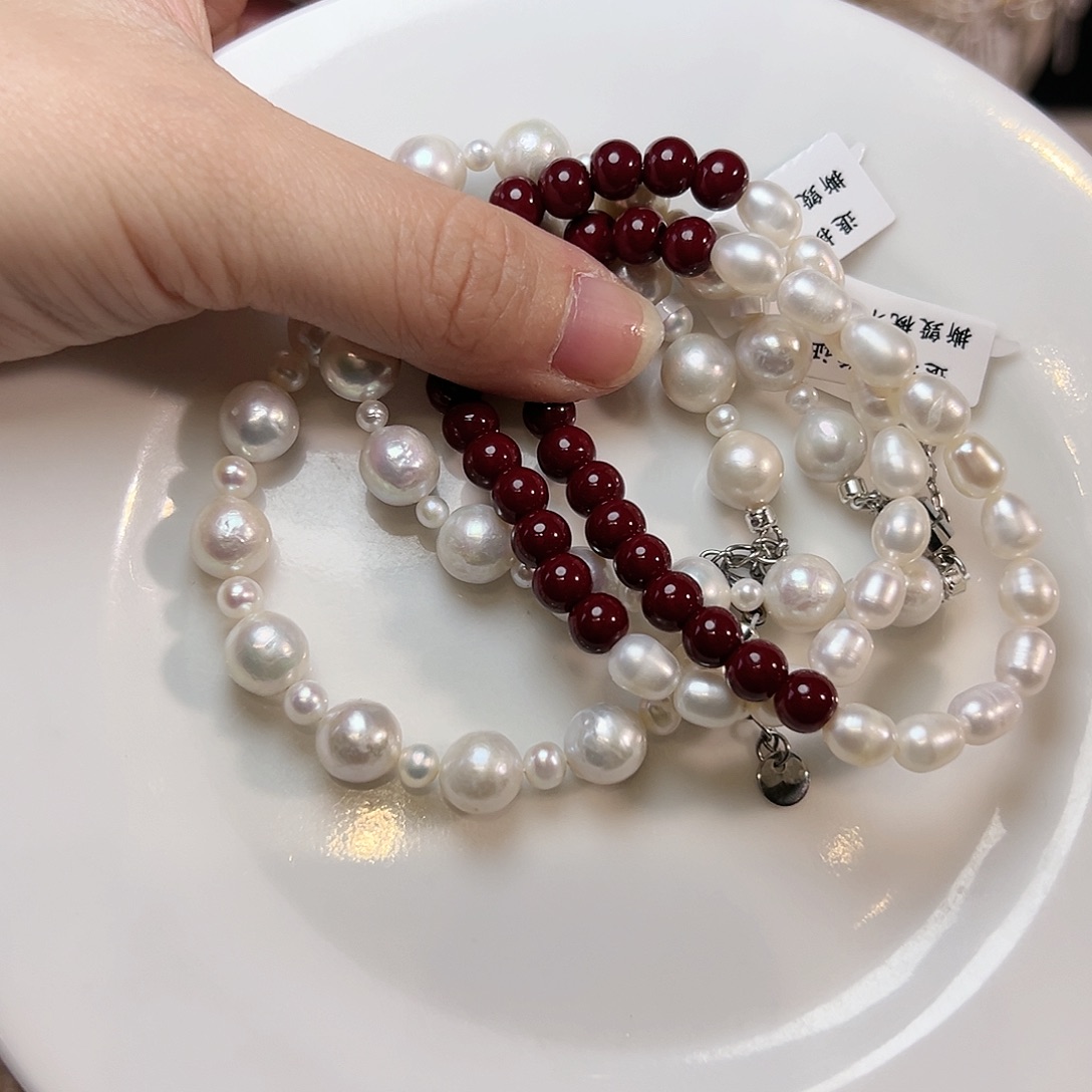 淡水珍珠耳饰未镶嵌