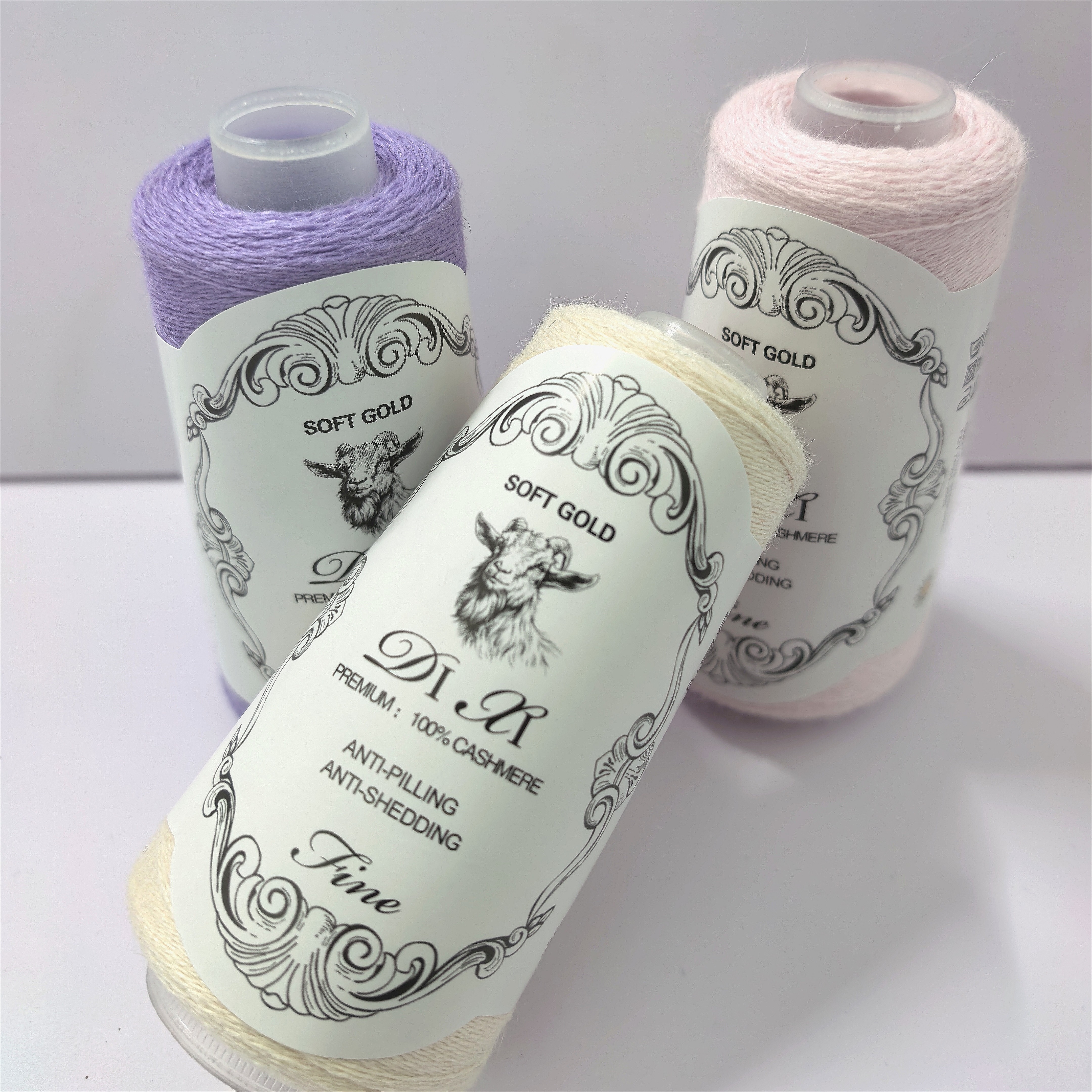 高奢山羊绒线百分纯绒进口羊绒线可用于手编围巾毛衣