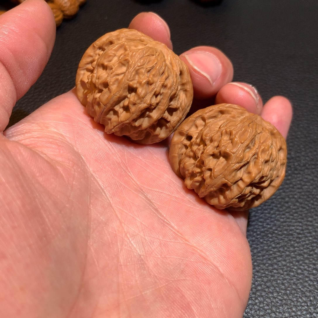 文玩核桃把件磨盘38