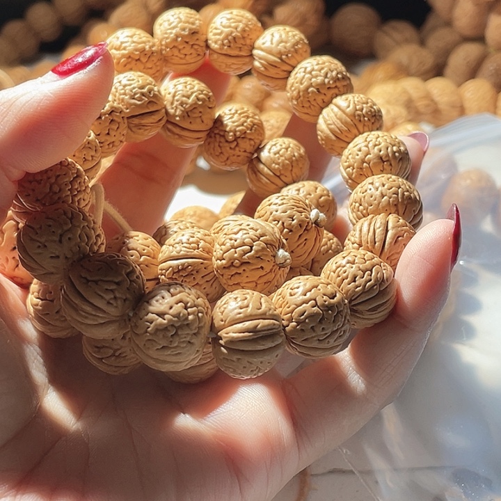 云***座桃核吊坠桃核手串玲珑塔58