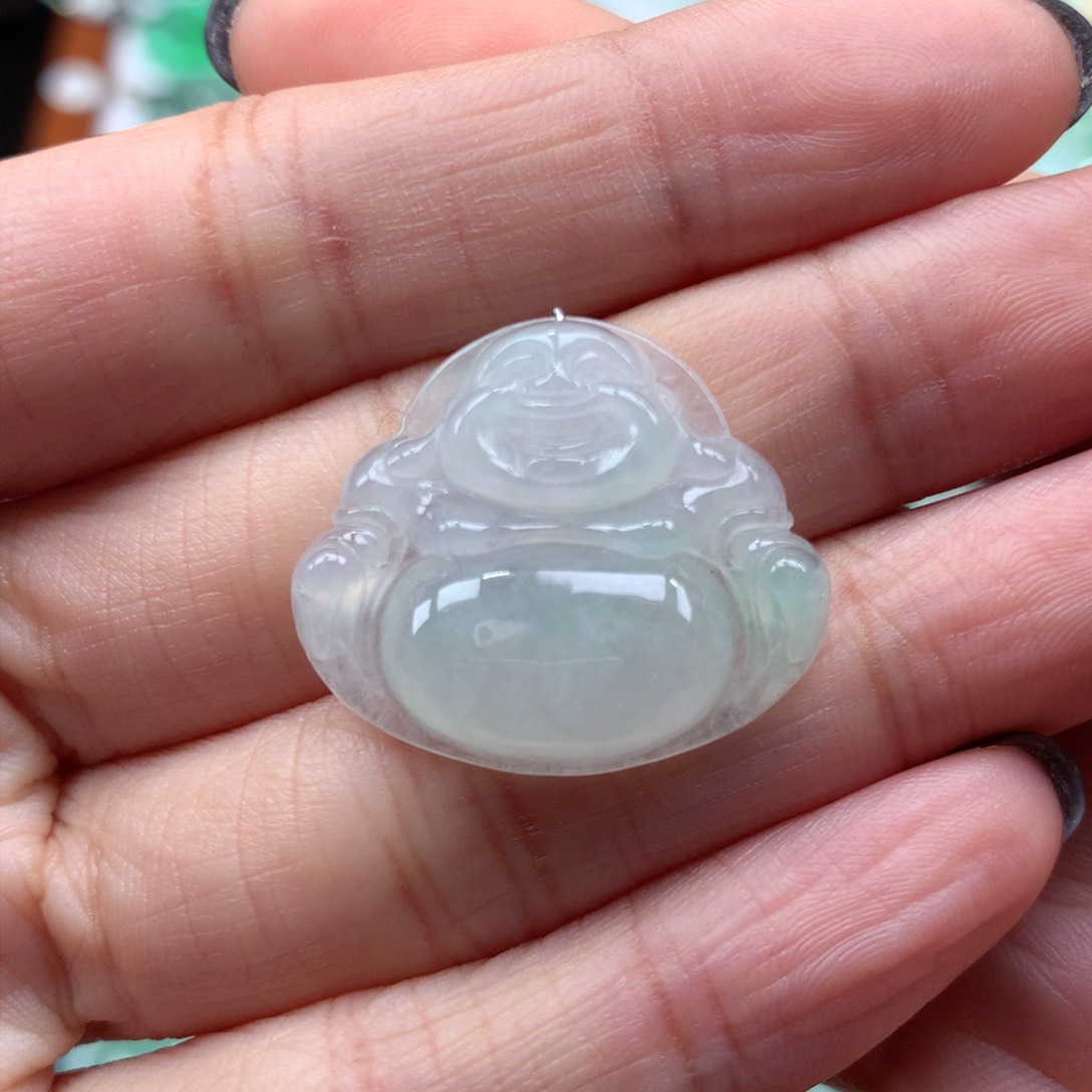 翡翠吊坠(不含链)未镶嵌佛公