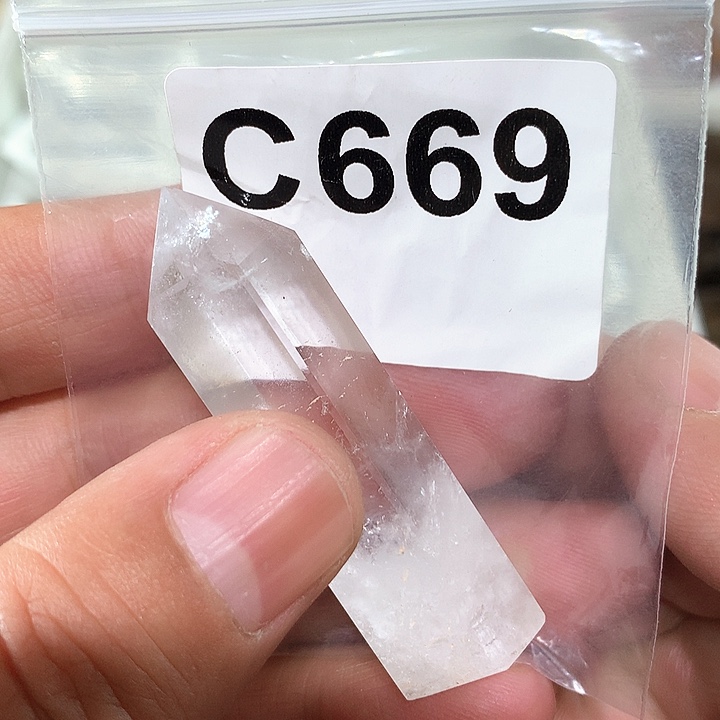 水晶天然水晶柱子C669未镶嵌希*