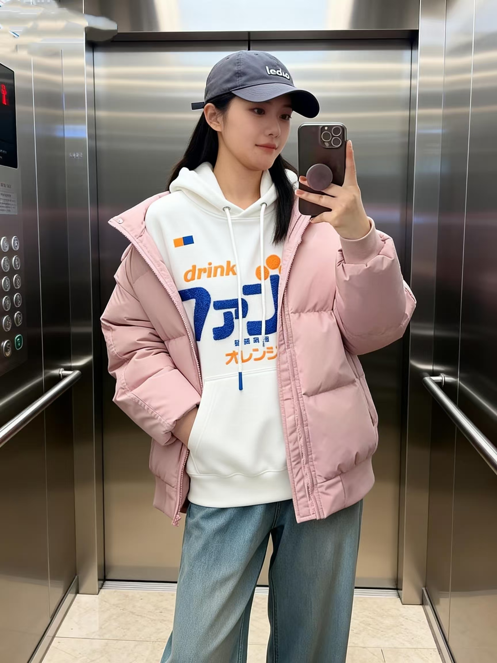 预编码705韩系外套女装修身百搭时尚通勤休闲新抽绳宽松秋冬保暖