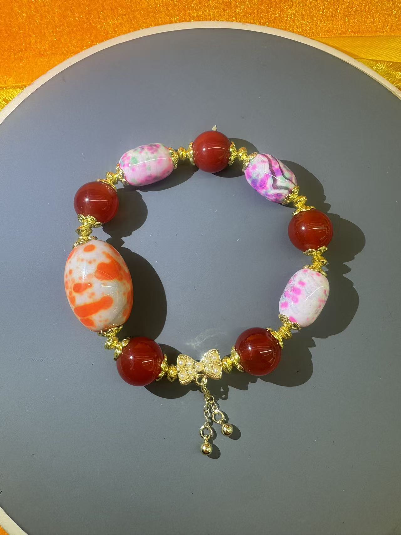 非金属珐琅项链       霏霏高端首饰手串