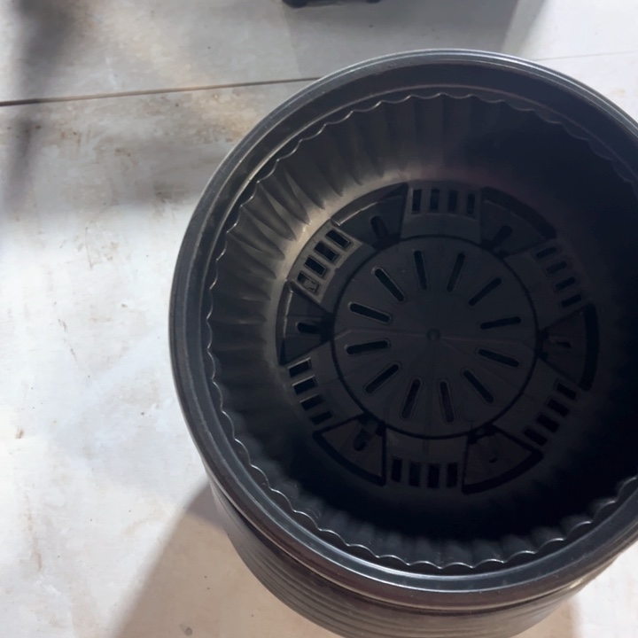 树脂黑聚宝盆口25高10一组12