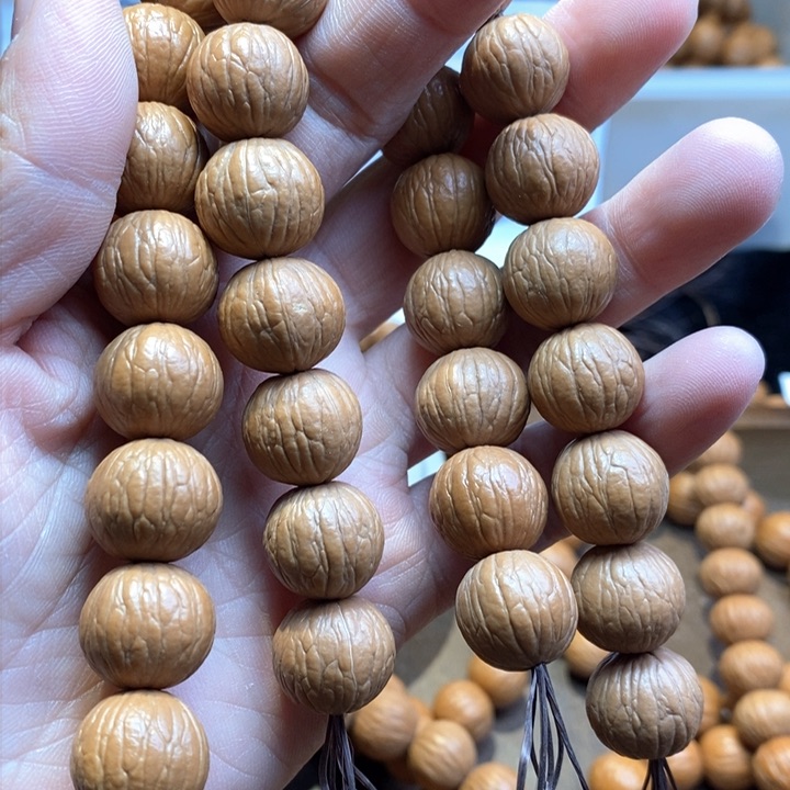 手串猴头核桃聚宝盆微瑕两条