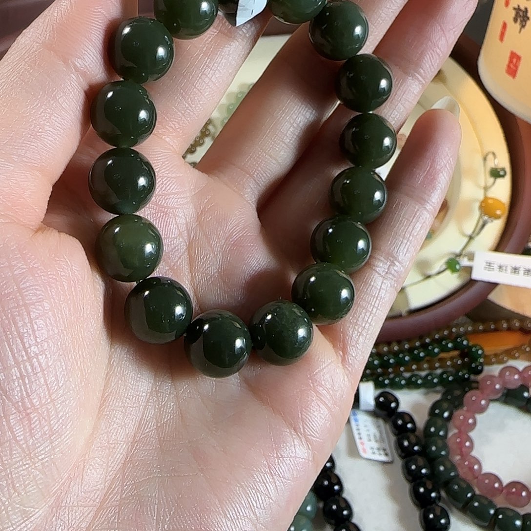 和田玉未镶嵌手链