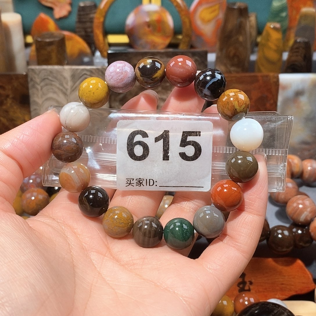 硅化玉天然北票硅化玉手串未镶嵌天然北票硅化玉手串