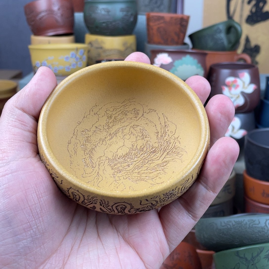 紫砂茶杯紫砂茶杯