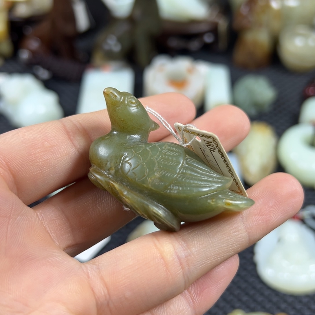 和田玉未镶嵌挂件用****5