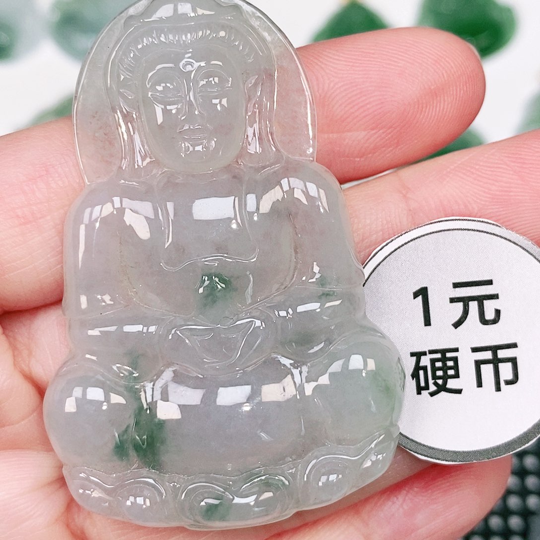翡翠未镶嵌颈饰吊坠