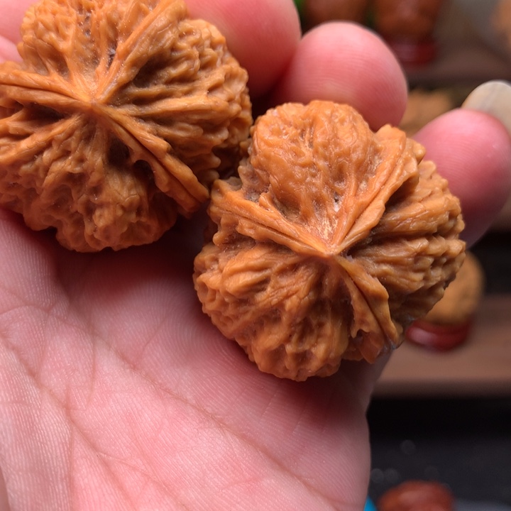 文玩核桃吊坠三棱