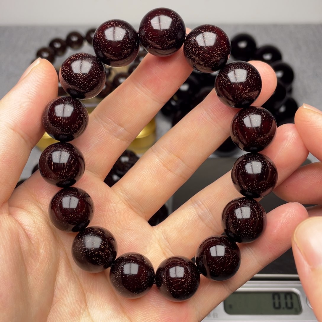 檀香紫檀（小叶紫檀）1.5 老料高油密多金星