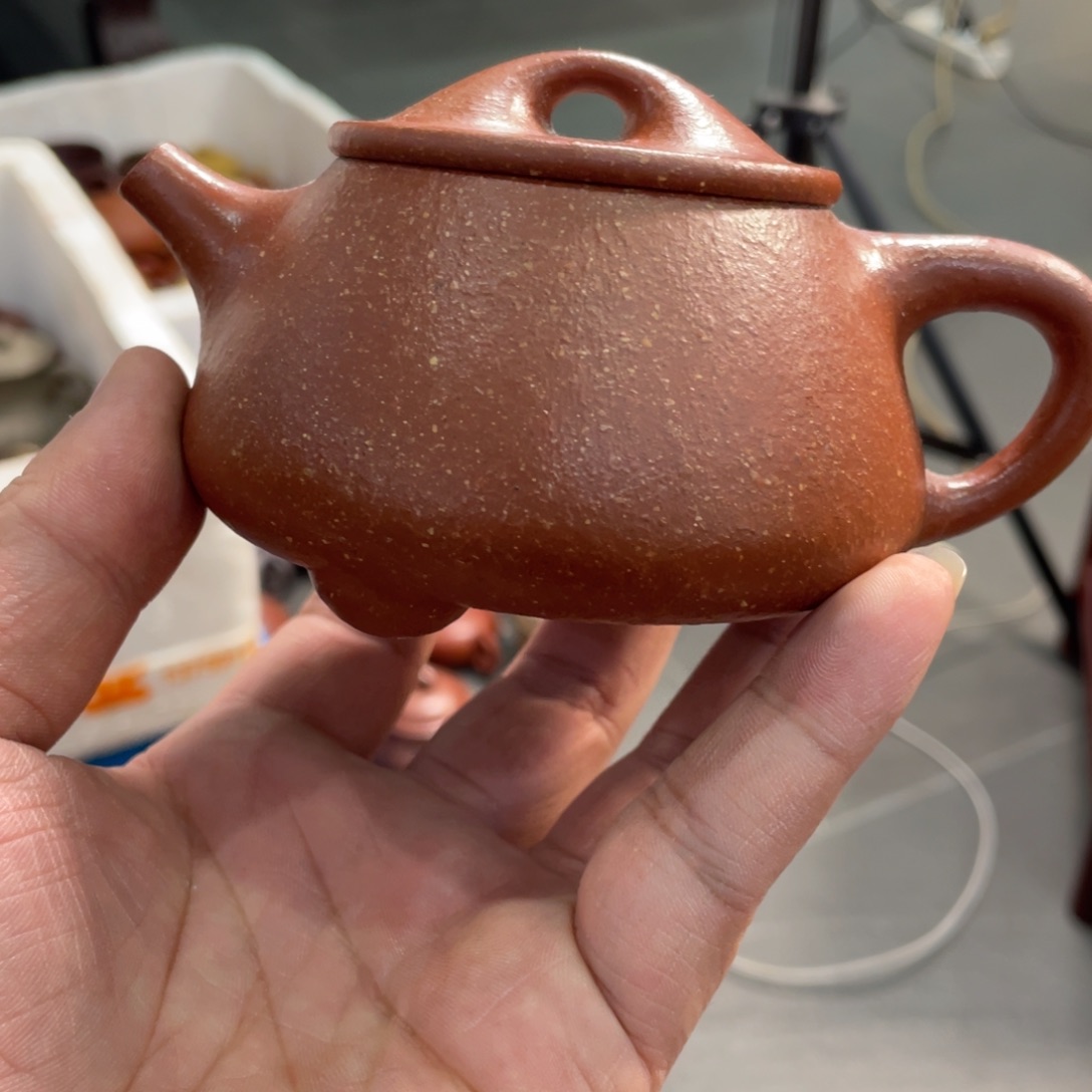 紫砂茶壶小猫和我一毛五