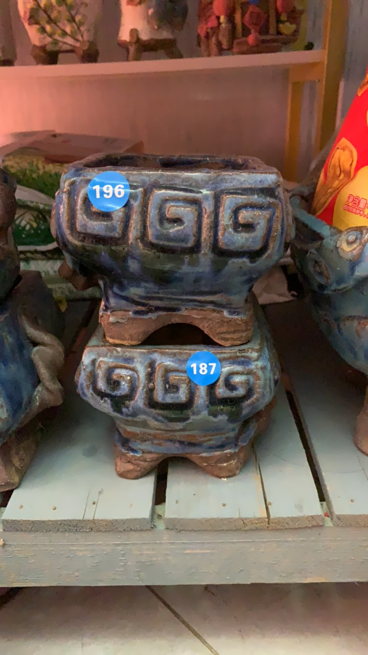 白狐品牌青铜花盆