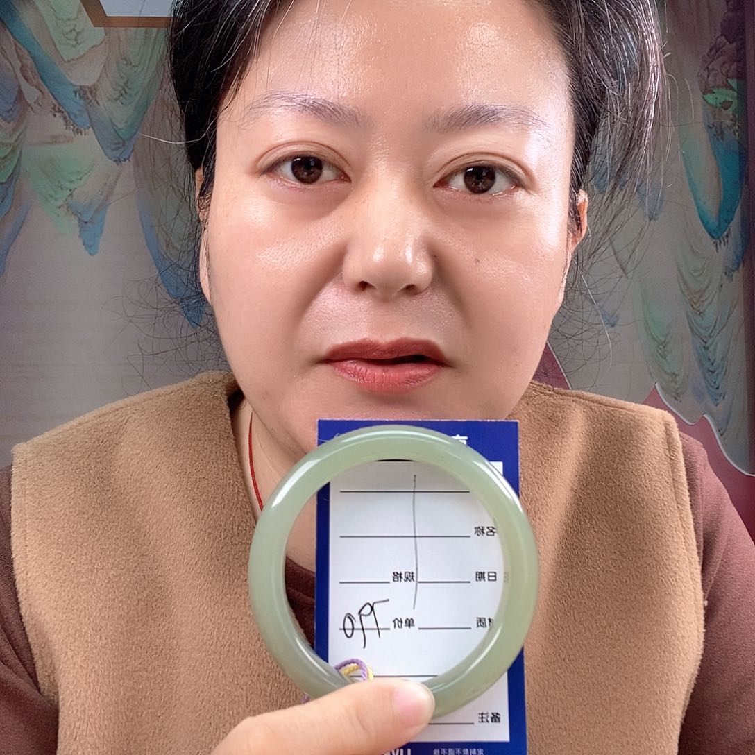 和田玉手镯未镶嵌@*