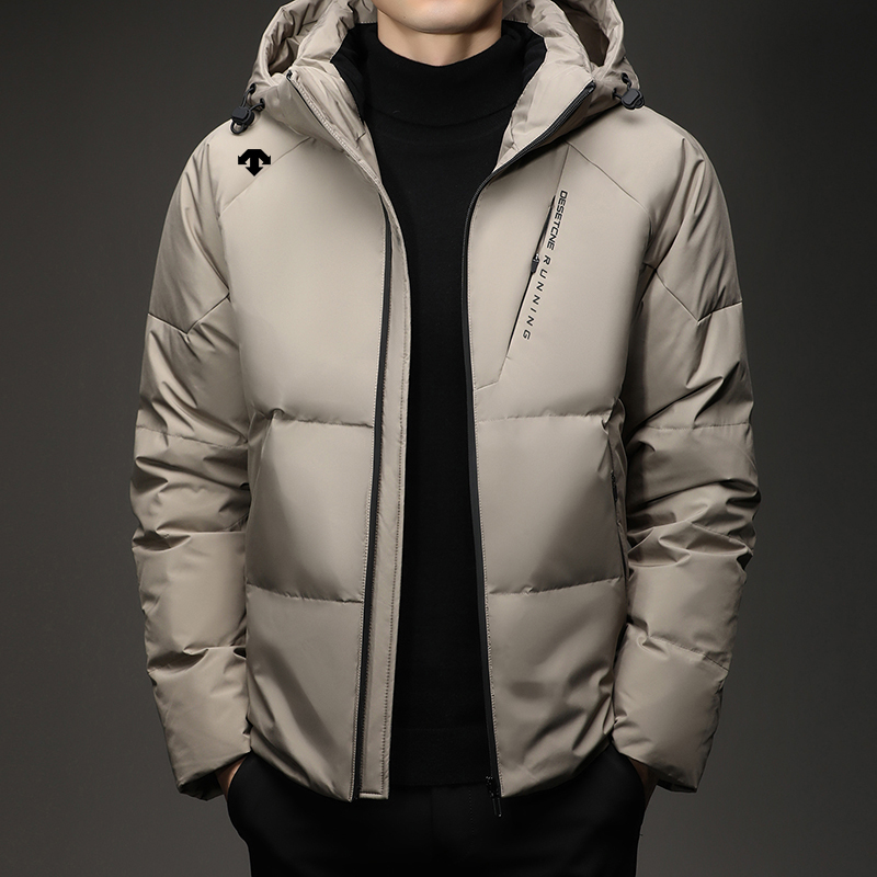 【奥莱撤柜】正品男士冬季拆帽羽绒冲锋衣时尚休闲宽松防寒保暖外套