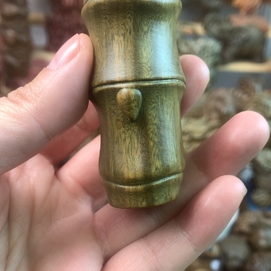 沐***溪木质类绿檀木竹节好货