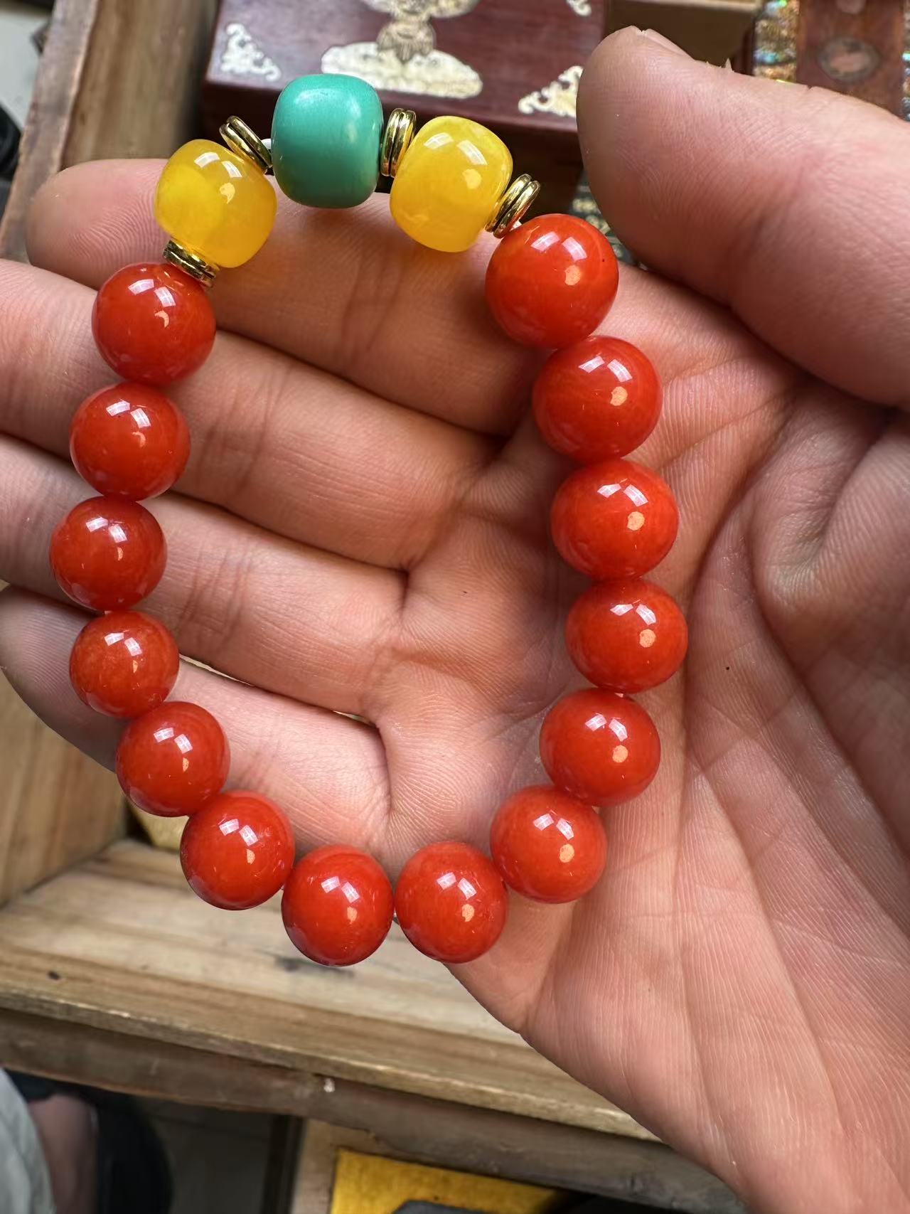 【闪购商品】天然原矿玛瑙手串