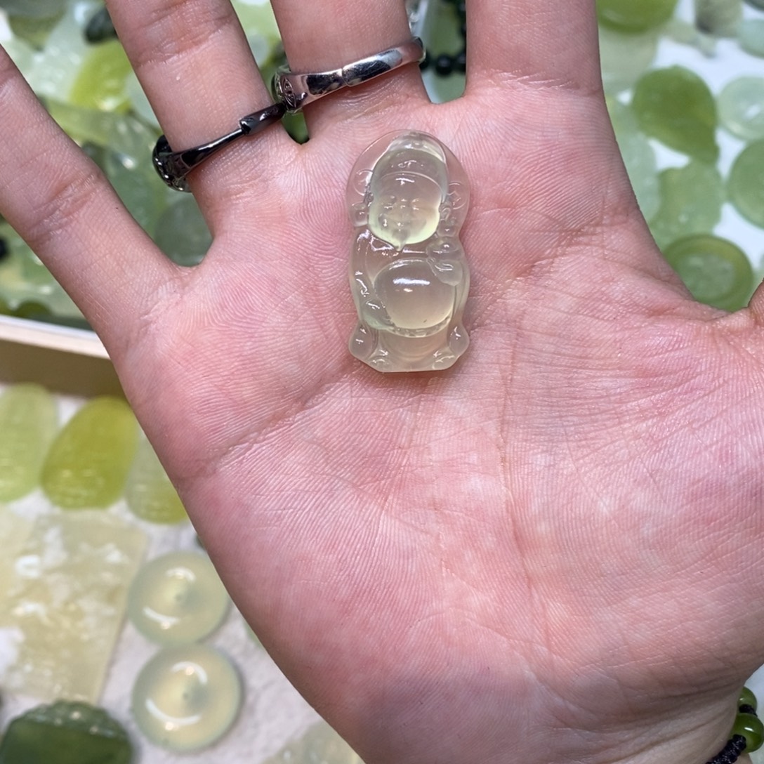 岫玉未镶嵌吊坠(不含链)
