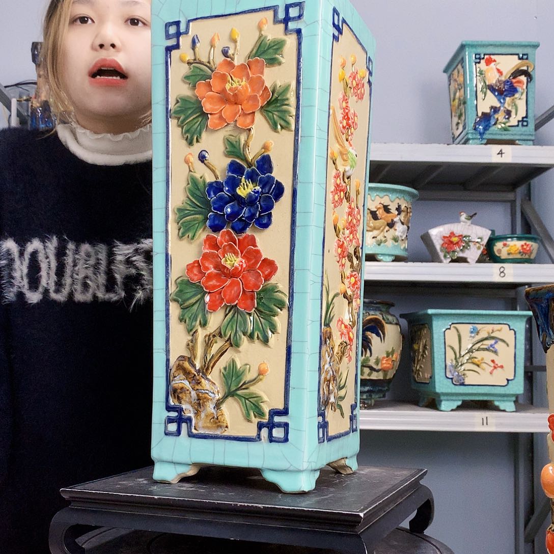 ①*实物拍摄我拍摄盆