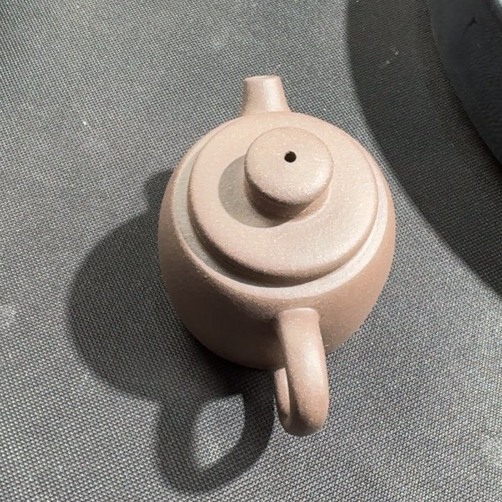 紫砂茶壶紫泥巨轮110cc 无添加