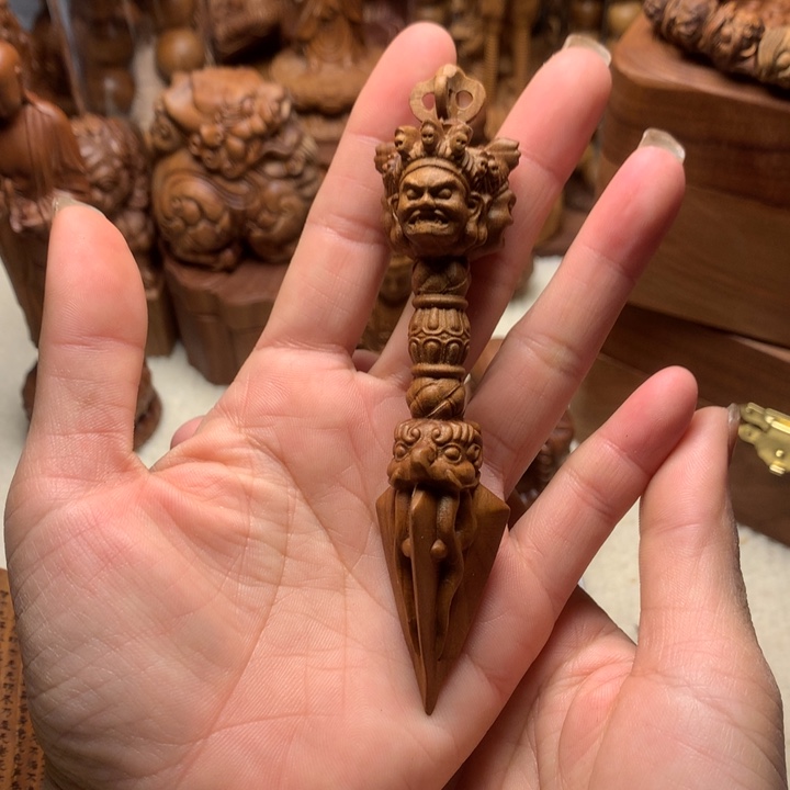 檀香木其他老山檀香手把件