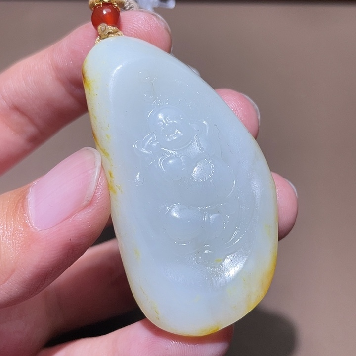 和田玉颈饰未镶嵌Y