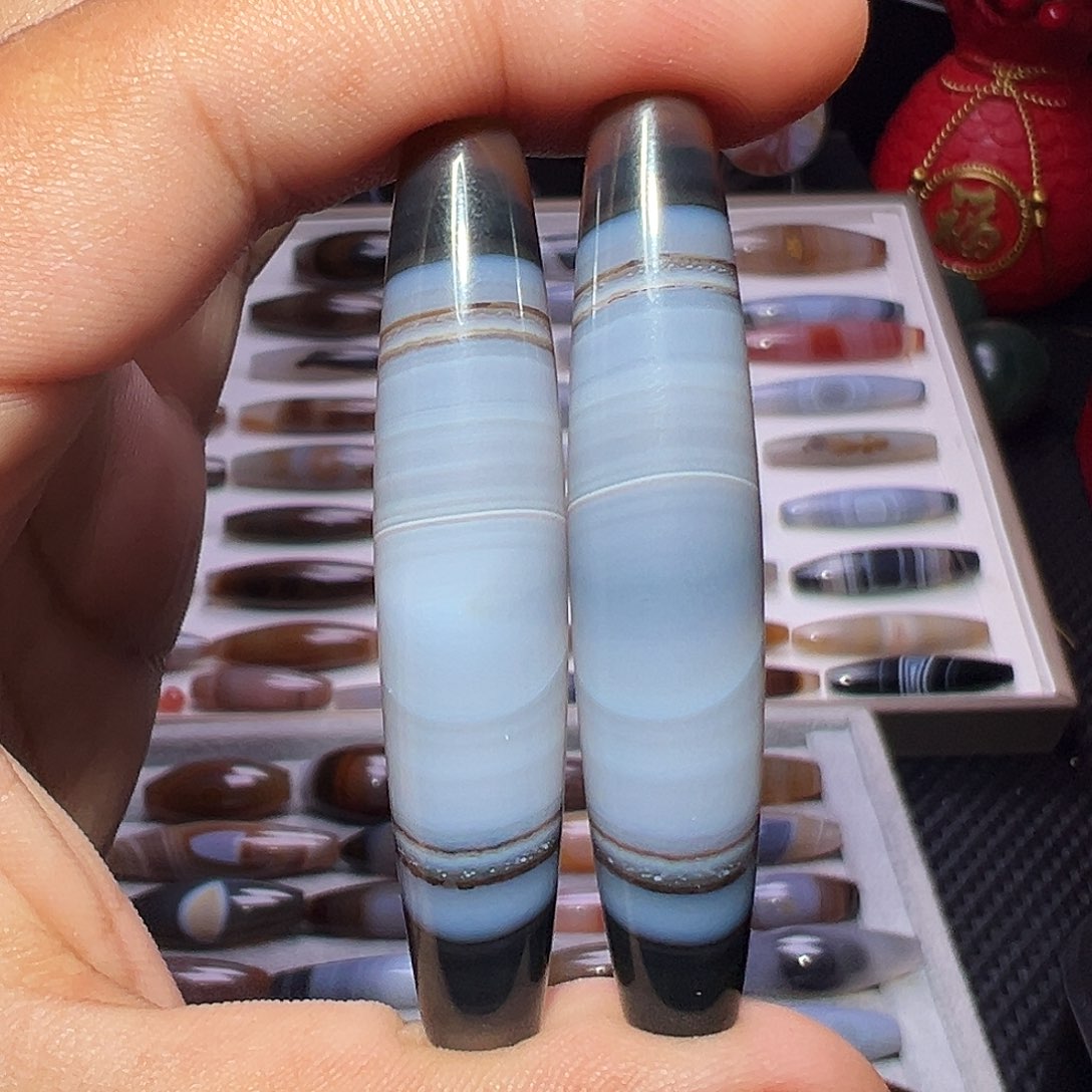 玛瑙/玉髓颈饰合金