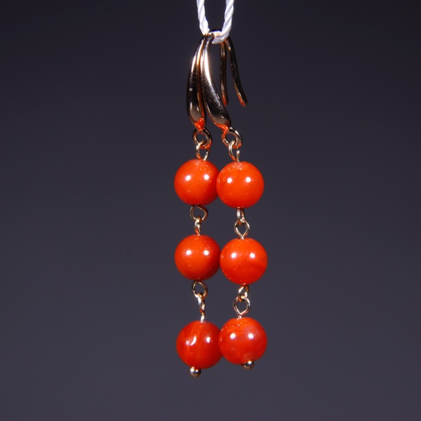 清 耳环 听雨轩 Z 89975