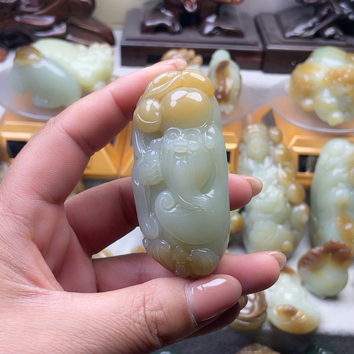 【闪购商品】和田玉未镶嵌挂件V****良