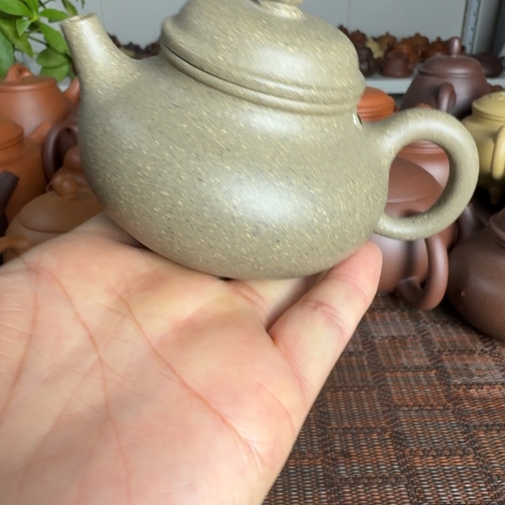 原***1紫砂茶杯松花青段容天150cc