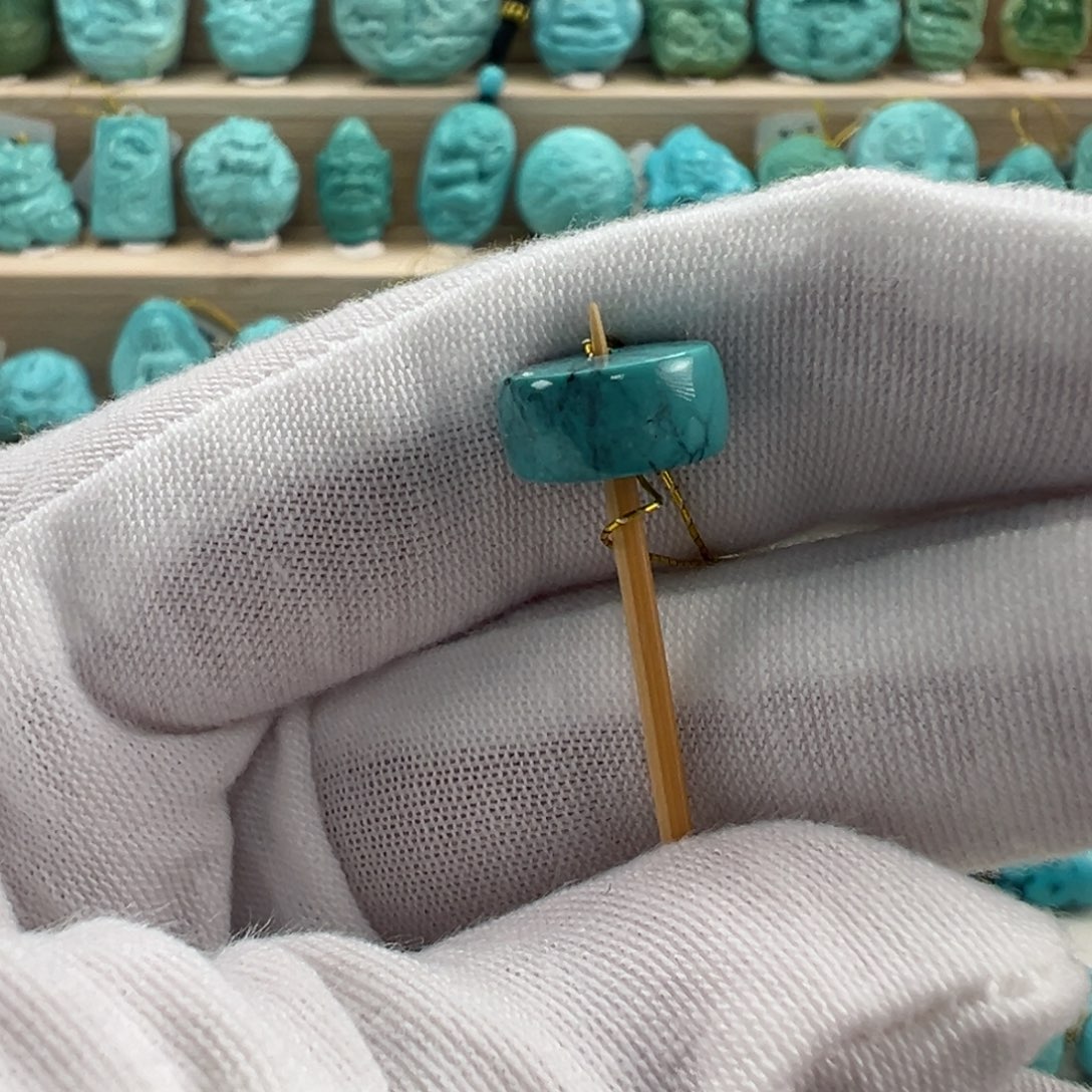 未镶嵌绿松石直切珠11x5.5mm