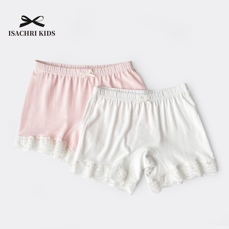 晶晶家【安全裤】二合一 天咝女儿童平角内裤防走光短裤IS048