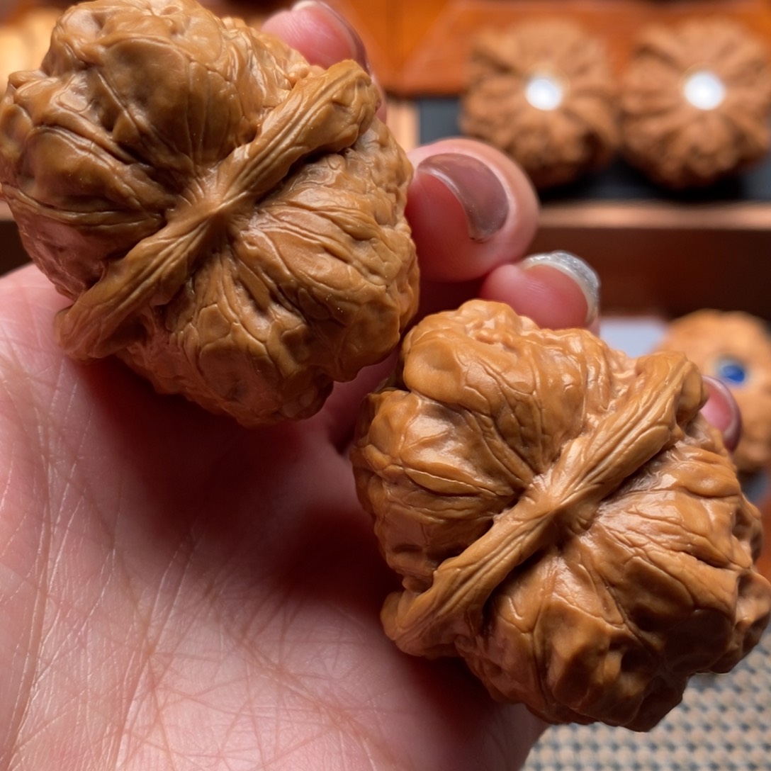 文玩核桃把件38尺寸蛤蟆头