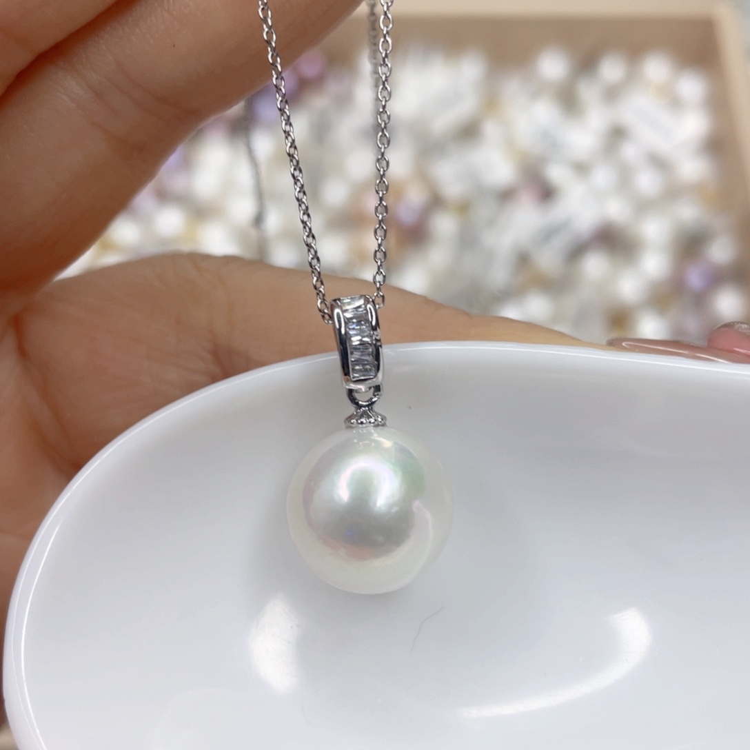 淡水珍珠未镶嵌吊坠(赠链)