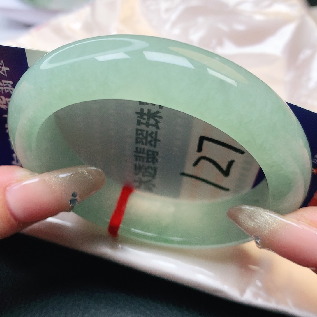 未镶嵌手镯翡翠纯天然A货翡翠葡萄肉底
